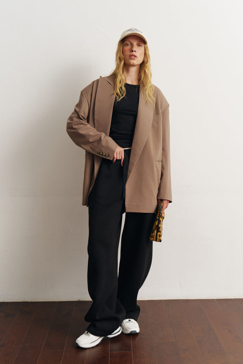 Піджак коричневий оверсайз