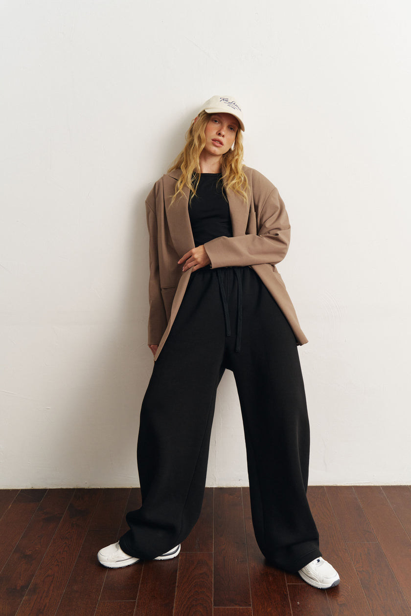 Піджак коричневий оверсайз