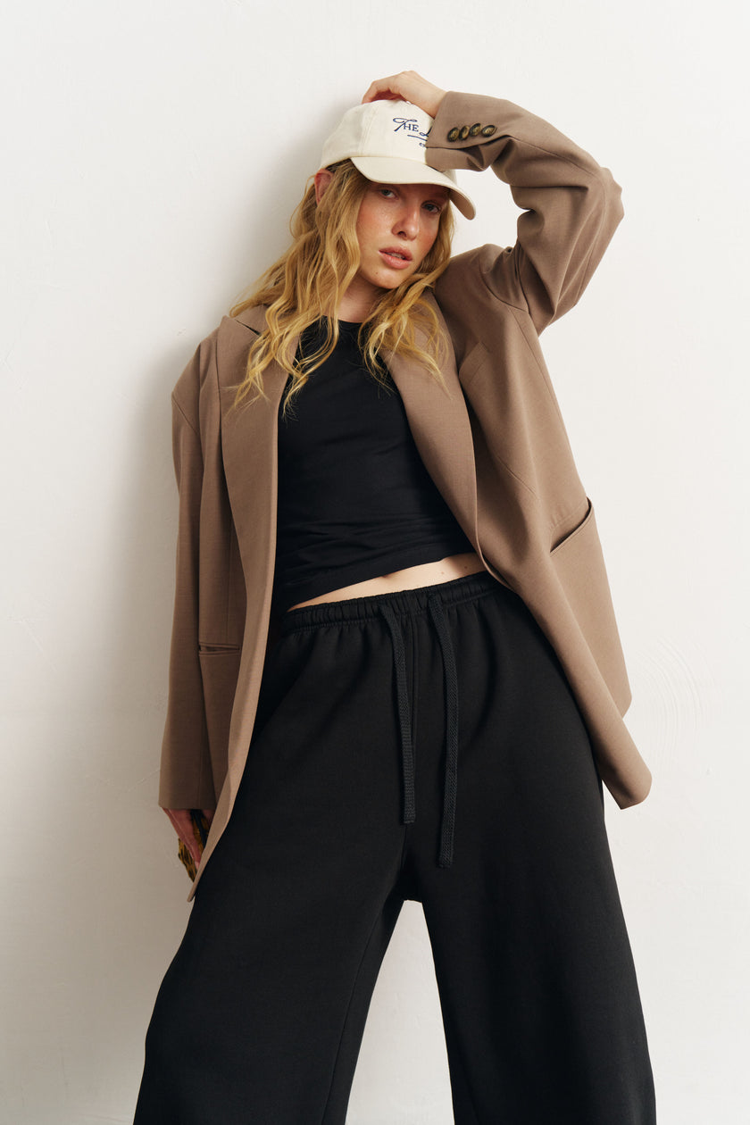 Піджак коричневий оверсайз