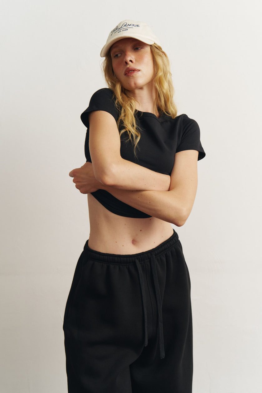 Штани балони утеплені чорні