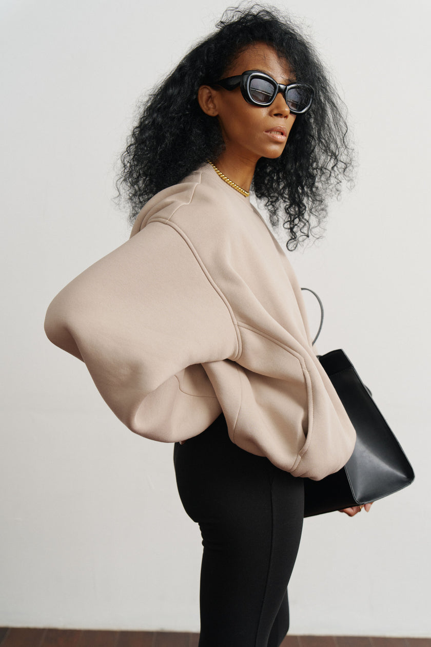 Світшот балон темний таш