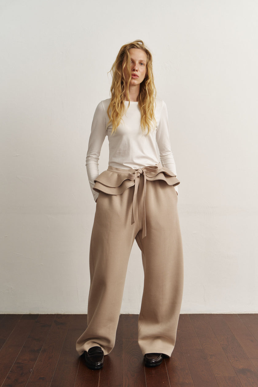 Штани балони утеплені темний таш