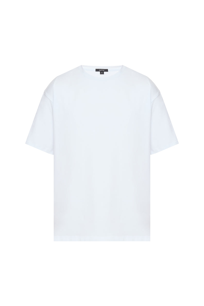 Футболка оверсайз чоловіча біла