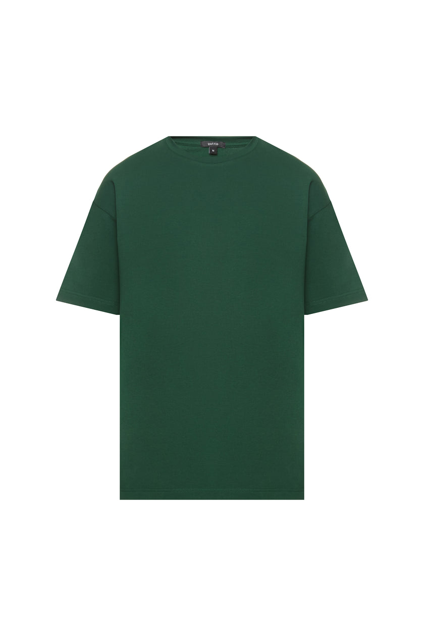 Футболка оверсайз чоловіча зелена