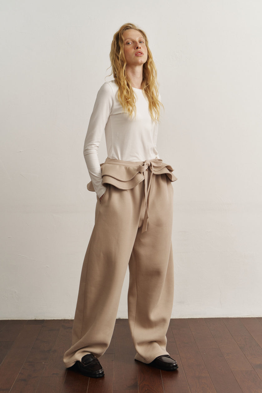 Штани балони утеплені темний таш