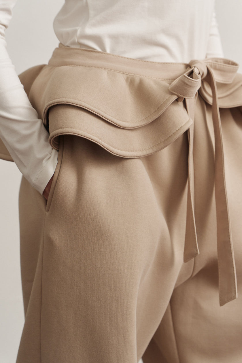 Штани балони утеплені темний таш