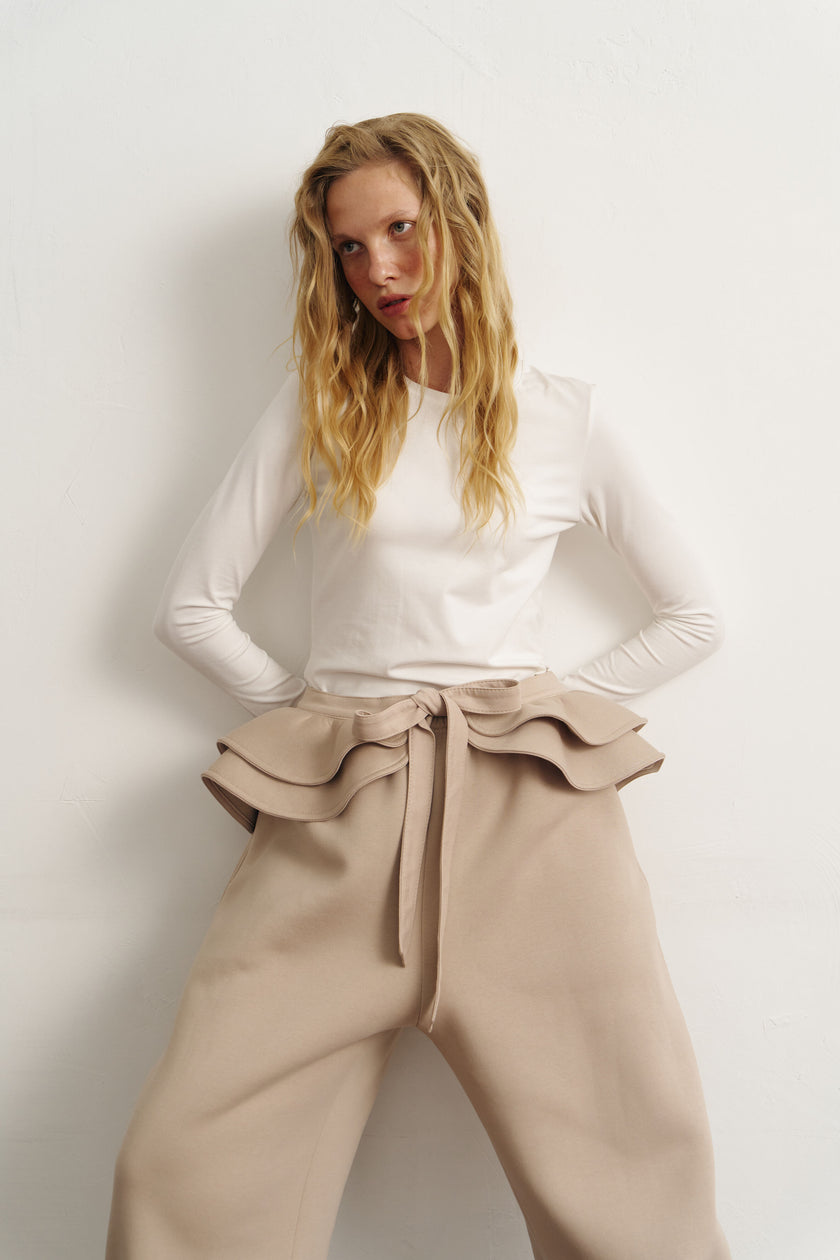 Штани балони утеплені темний таш