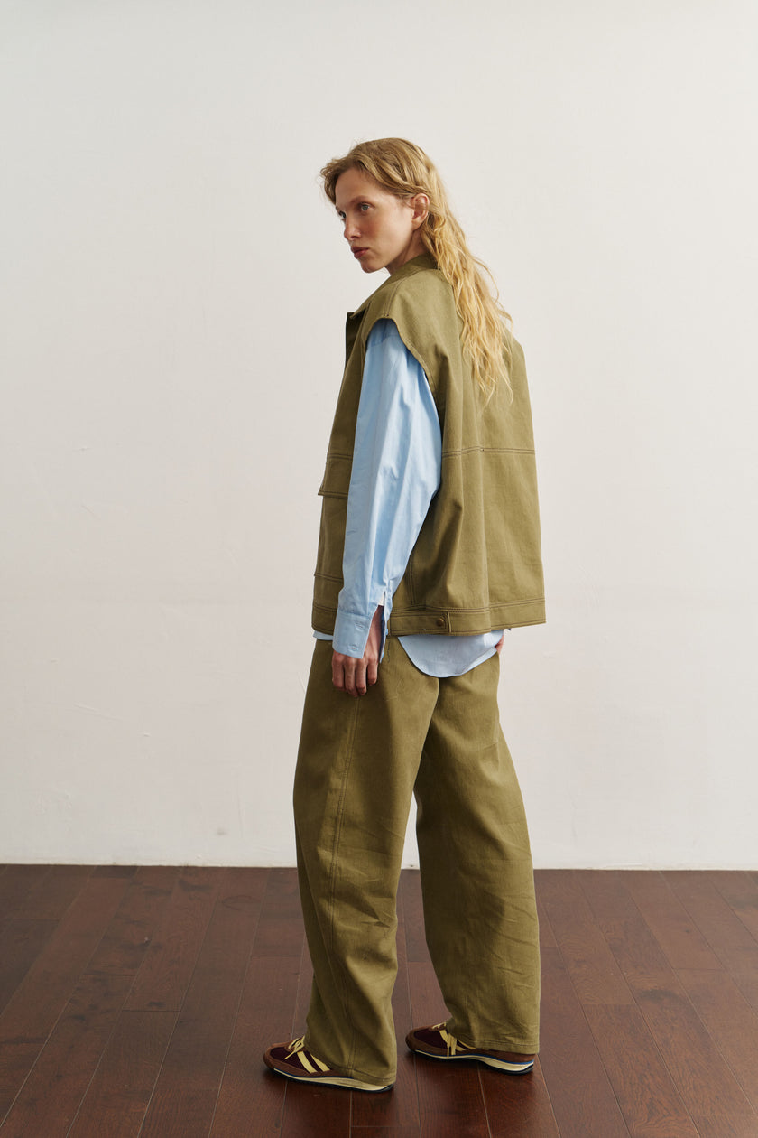 Жилет котоновий хакі