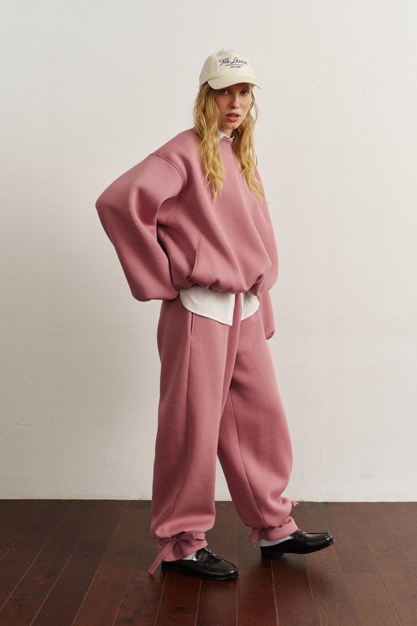 Штани балони утеплені бузкові