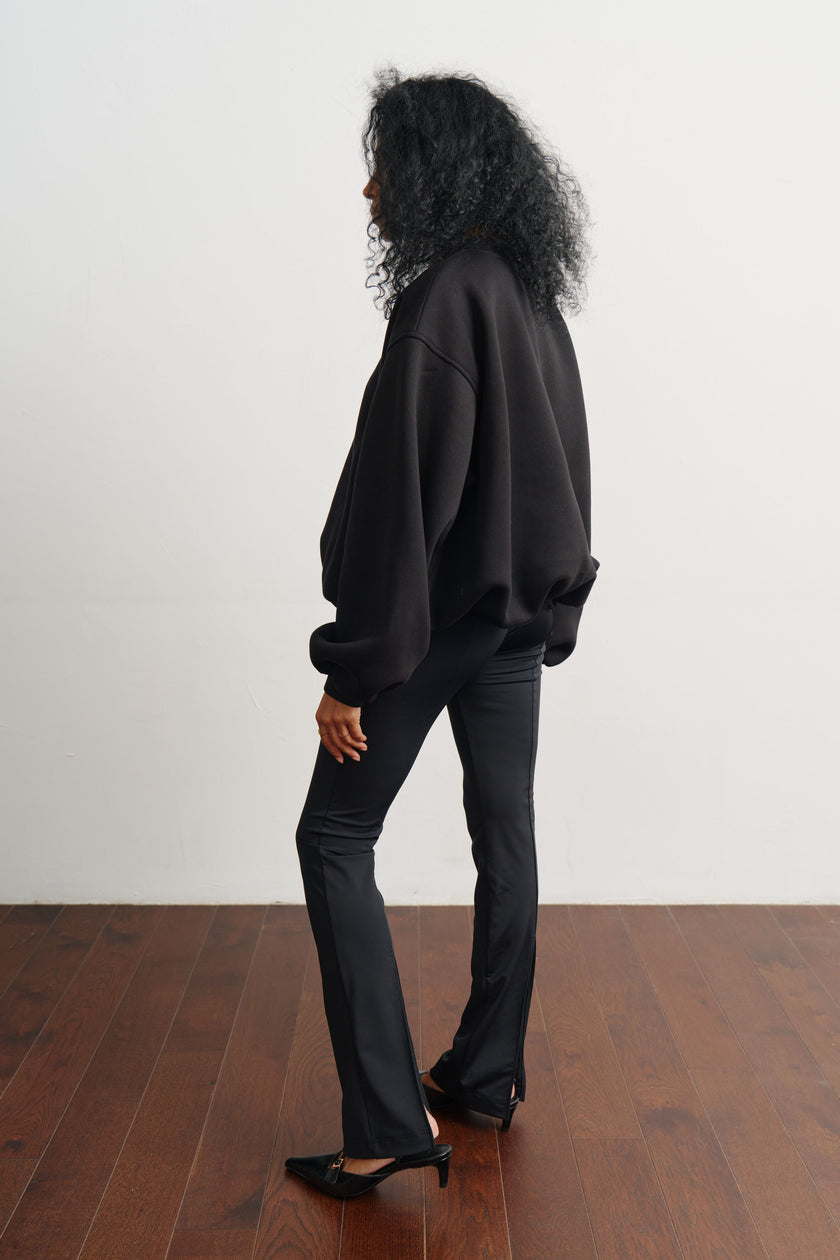 Світшот балон чорний