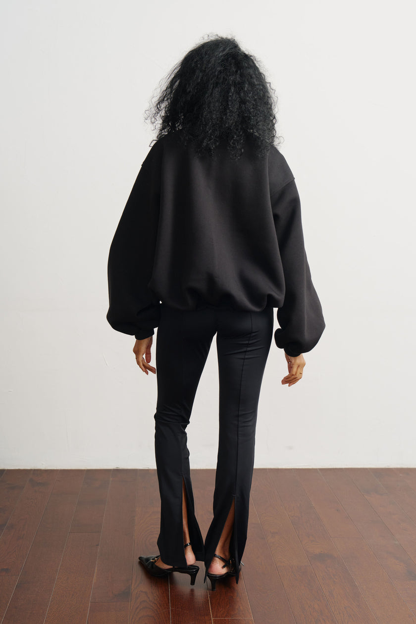 Світшот балон чорний