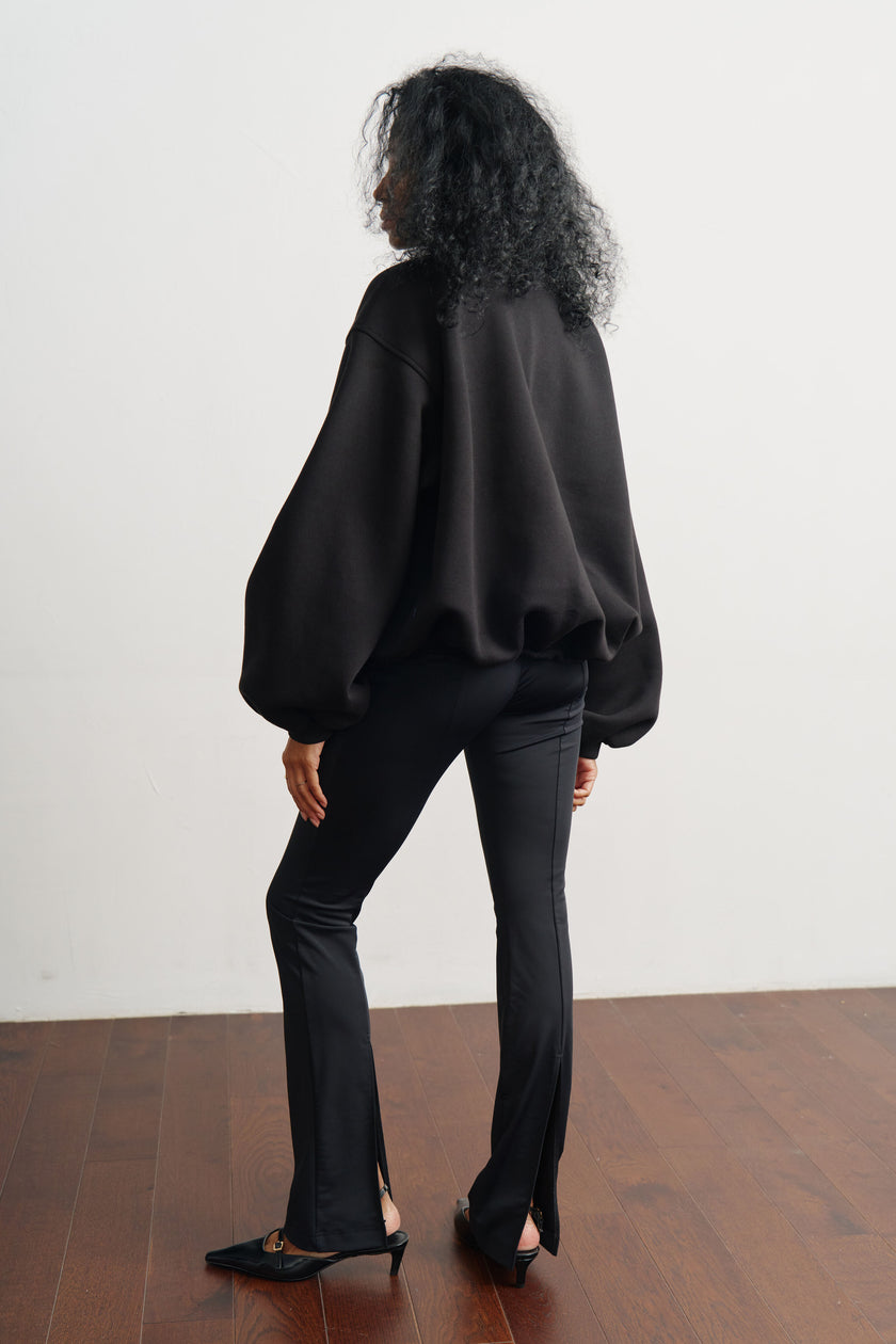 Світшот балон чорний