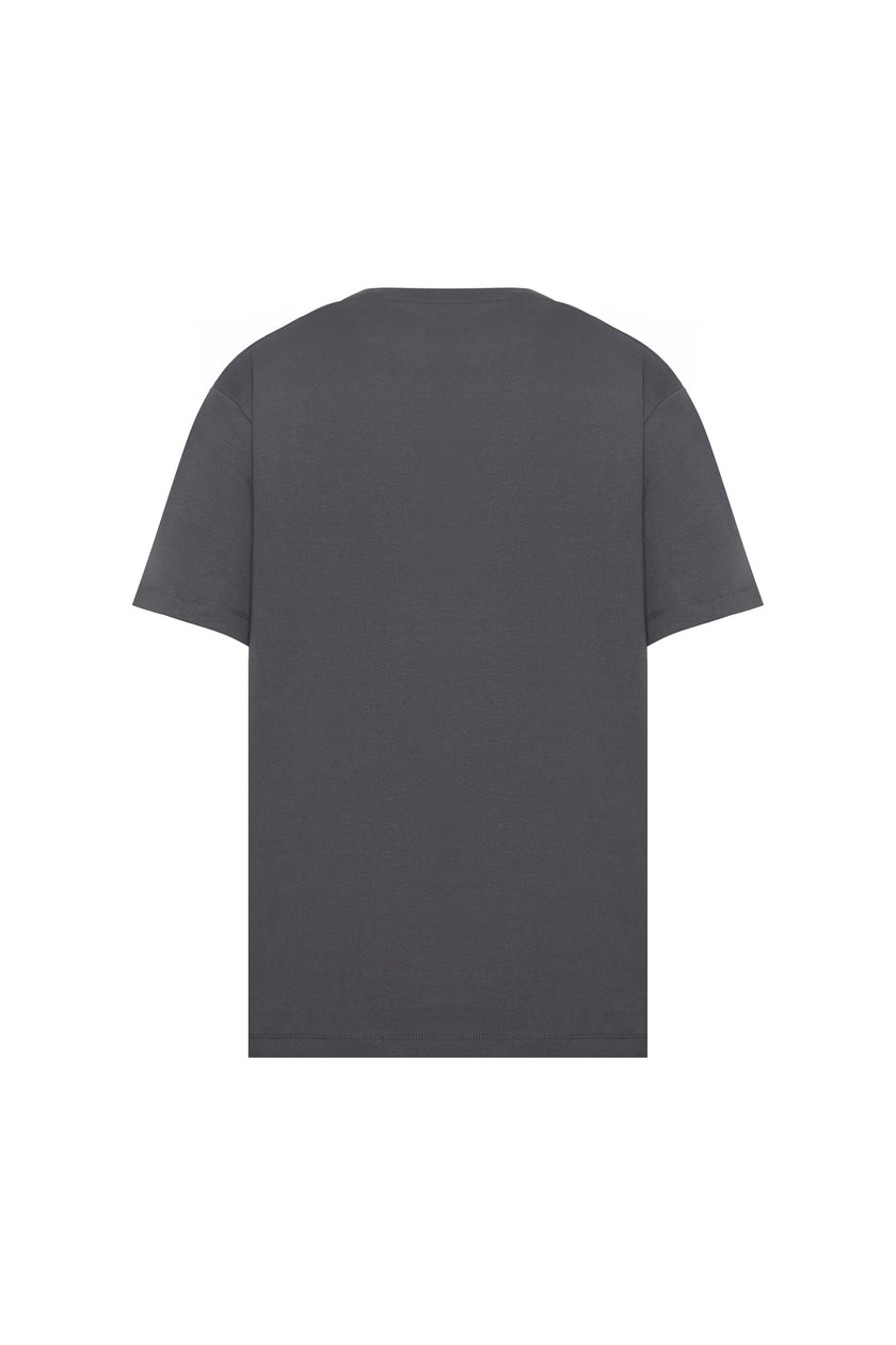 Футболка оверсайз чоловіча графіт