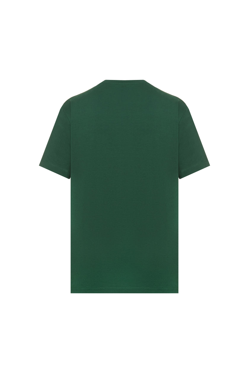 Базова футболка чоловіча зелена