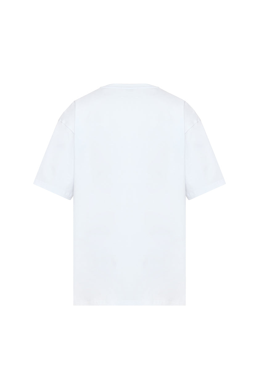 Футболка оверсайз чоловіча біла
