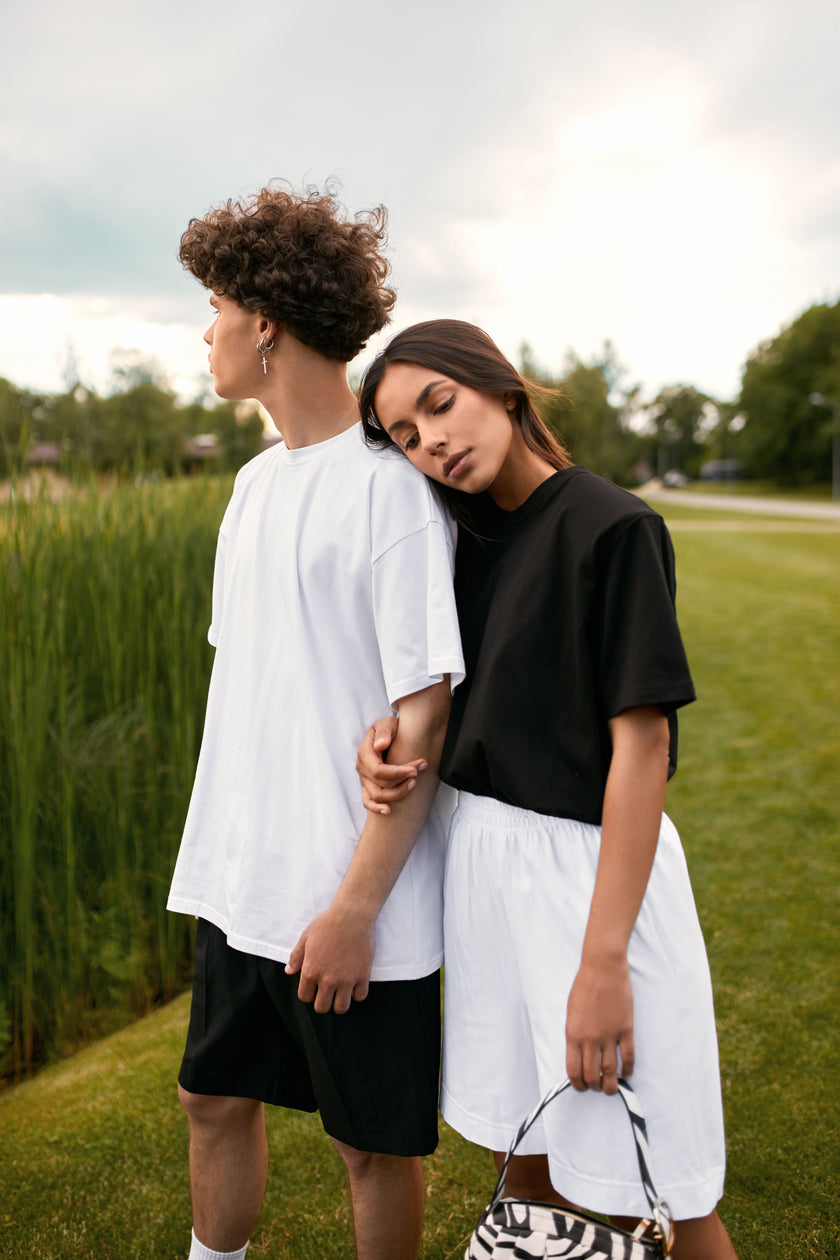 Футболка оверсайз чоловіча біла