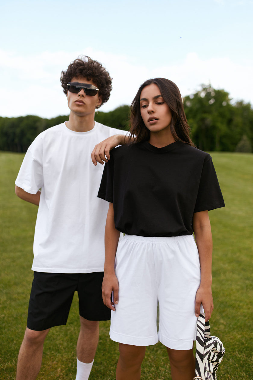 Футболка оверсайз чоловіча біла