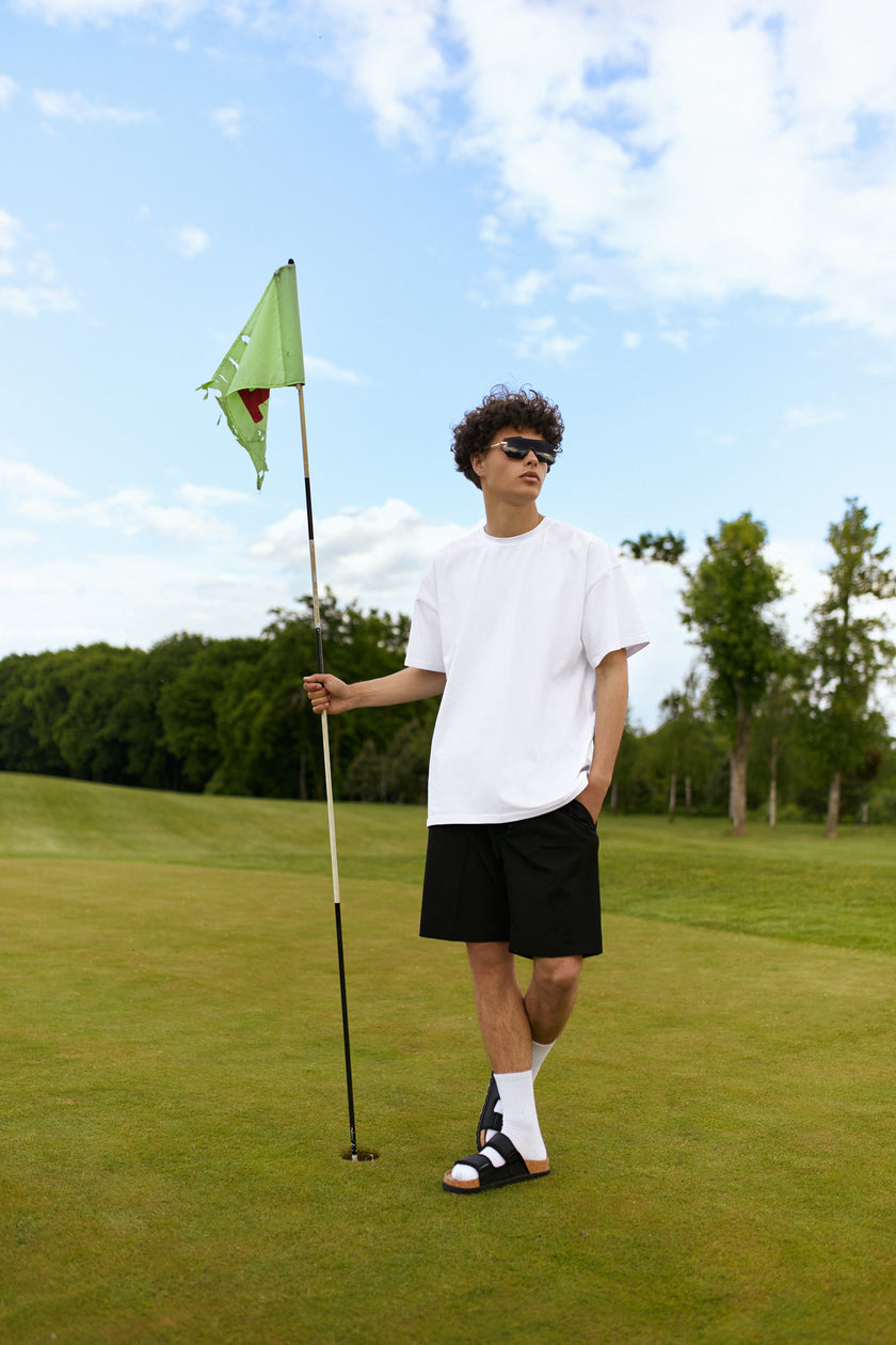 Футболка оверсайз чоловіча біла