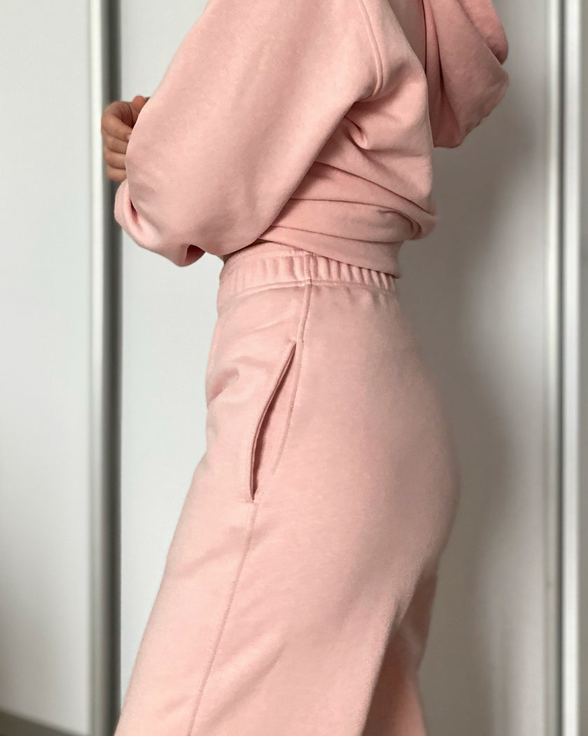 Джогери з начосом світло-рожеві