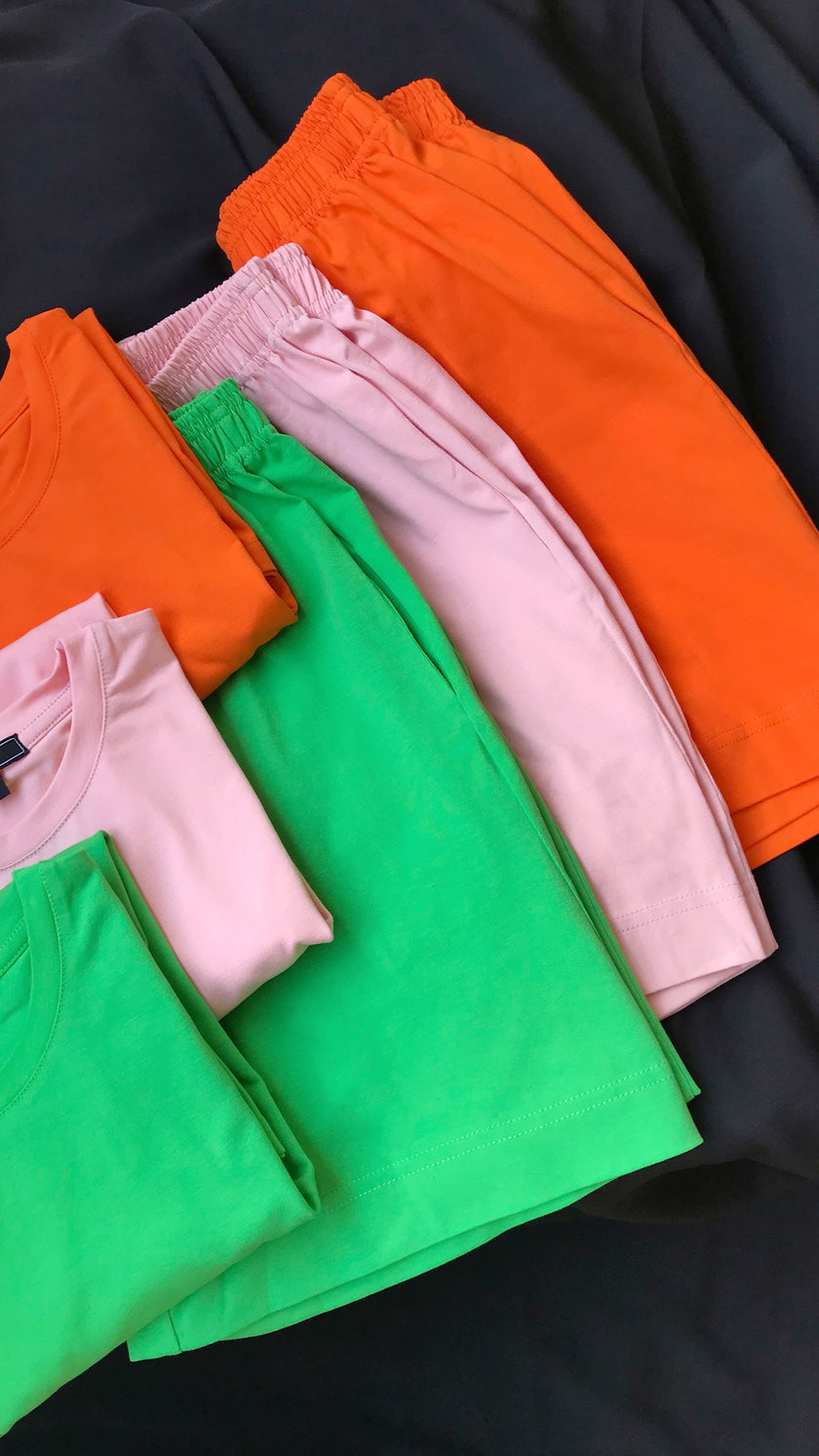 Шорти з кулірки ніжно-рожеві