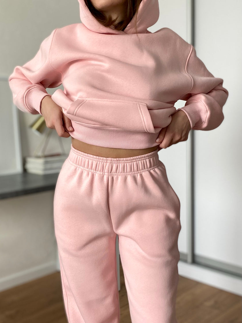 Джогери з начосом світло-рожеві