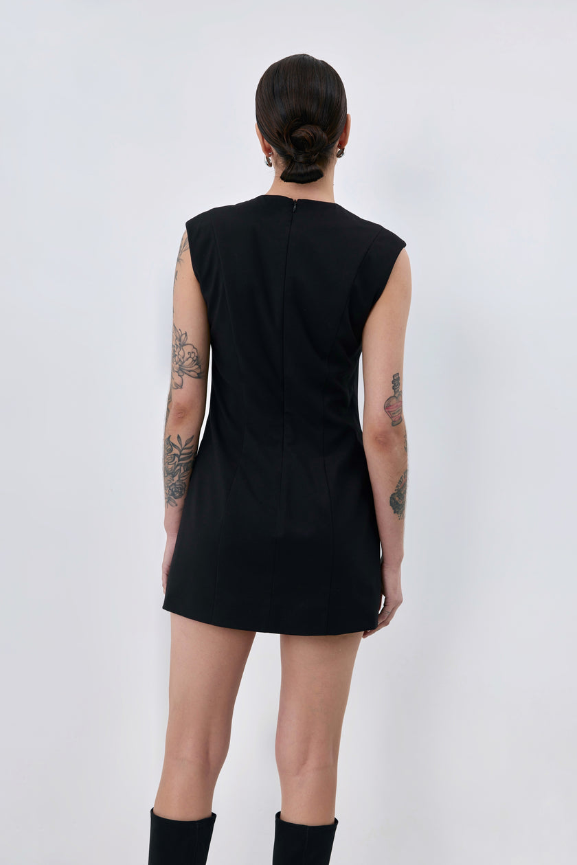 Міні сукня з костюмної тканини