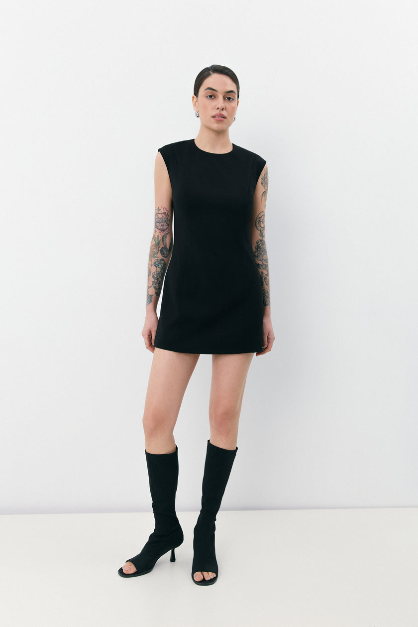 Міні сукня з костюмної тканини