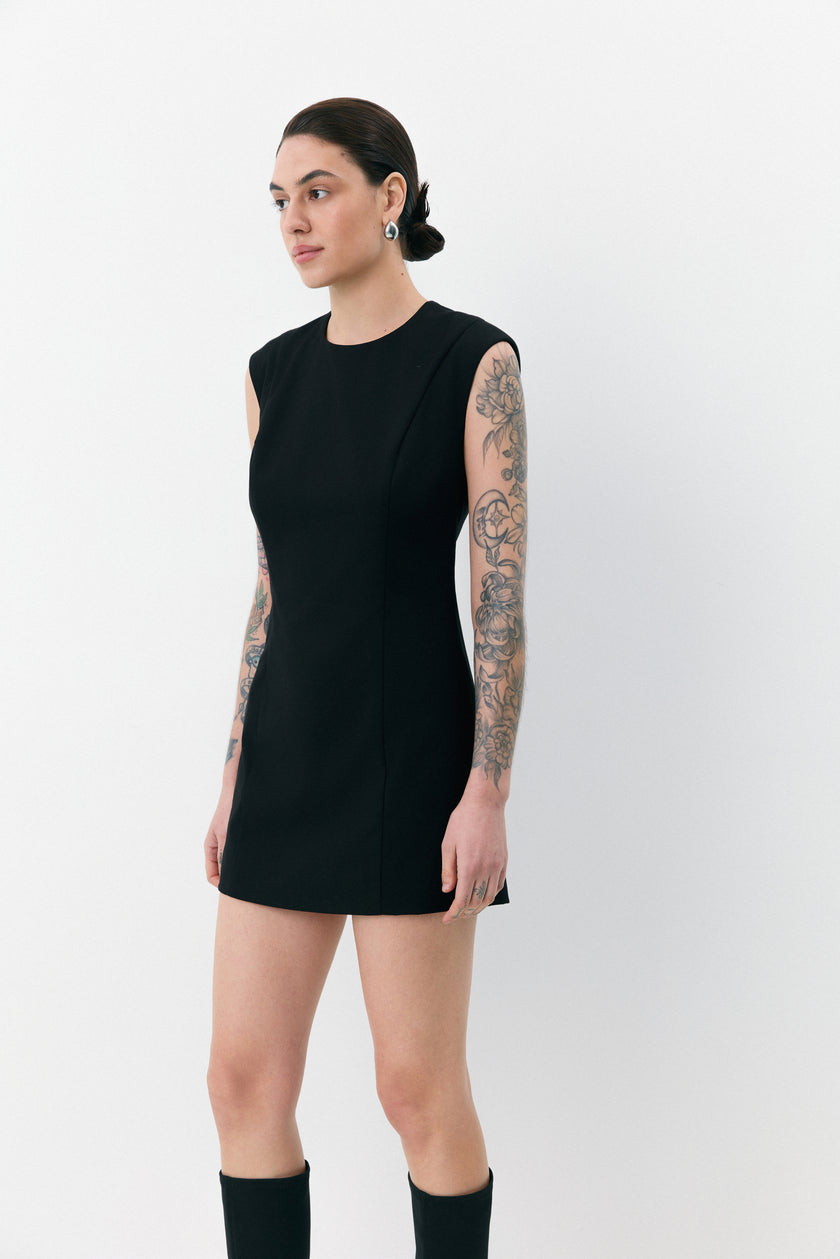 Міні сукня з костюмної тканини