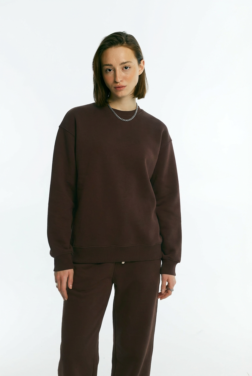 Світшот утеплений шоколад