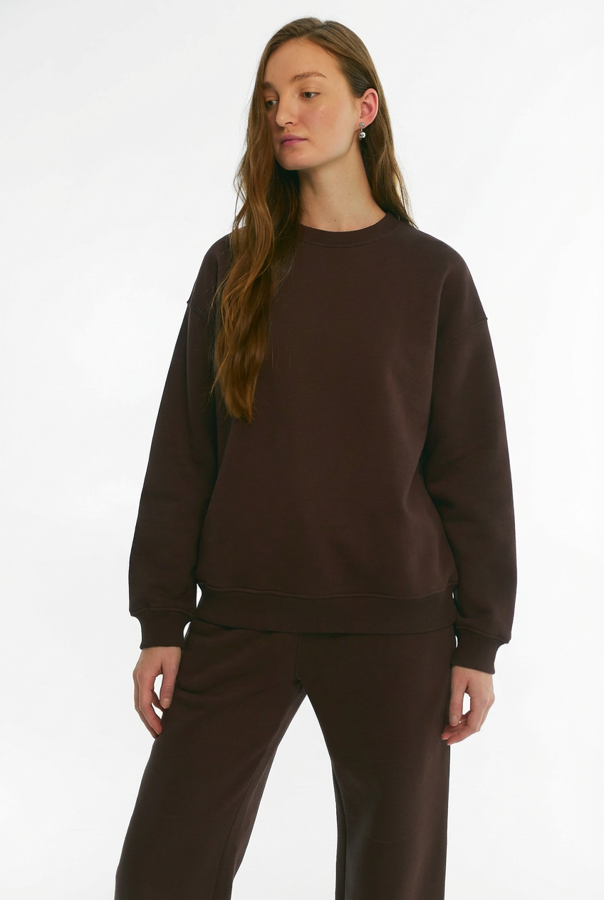 Світшот утеплений шоколад